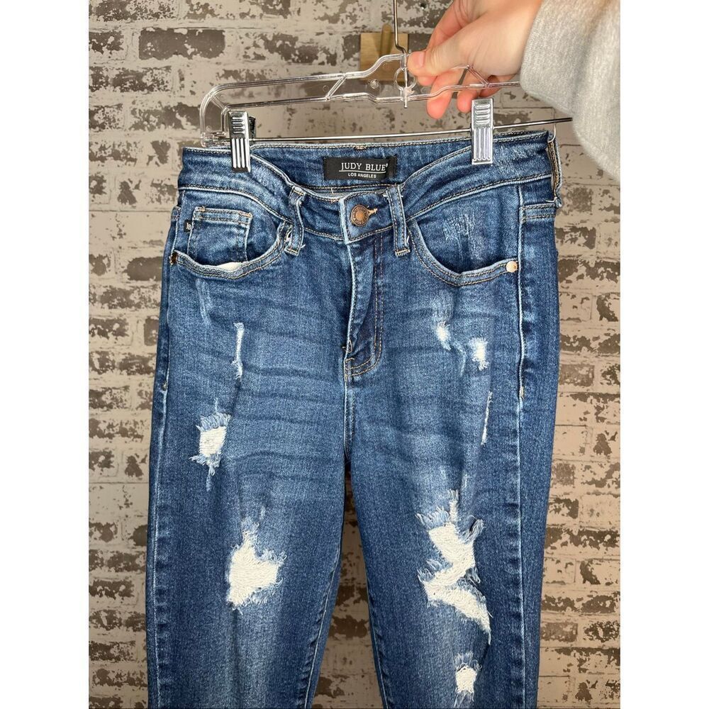 Judy blue | women boyfriend distressed denim jeans